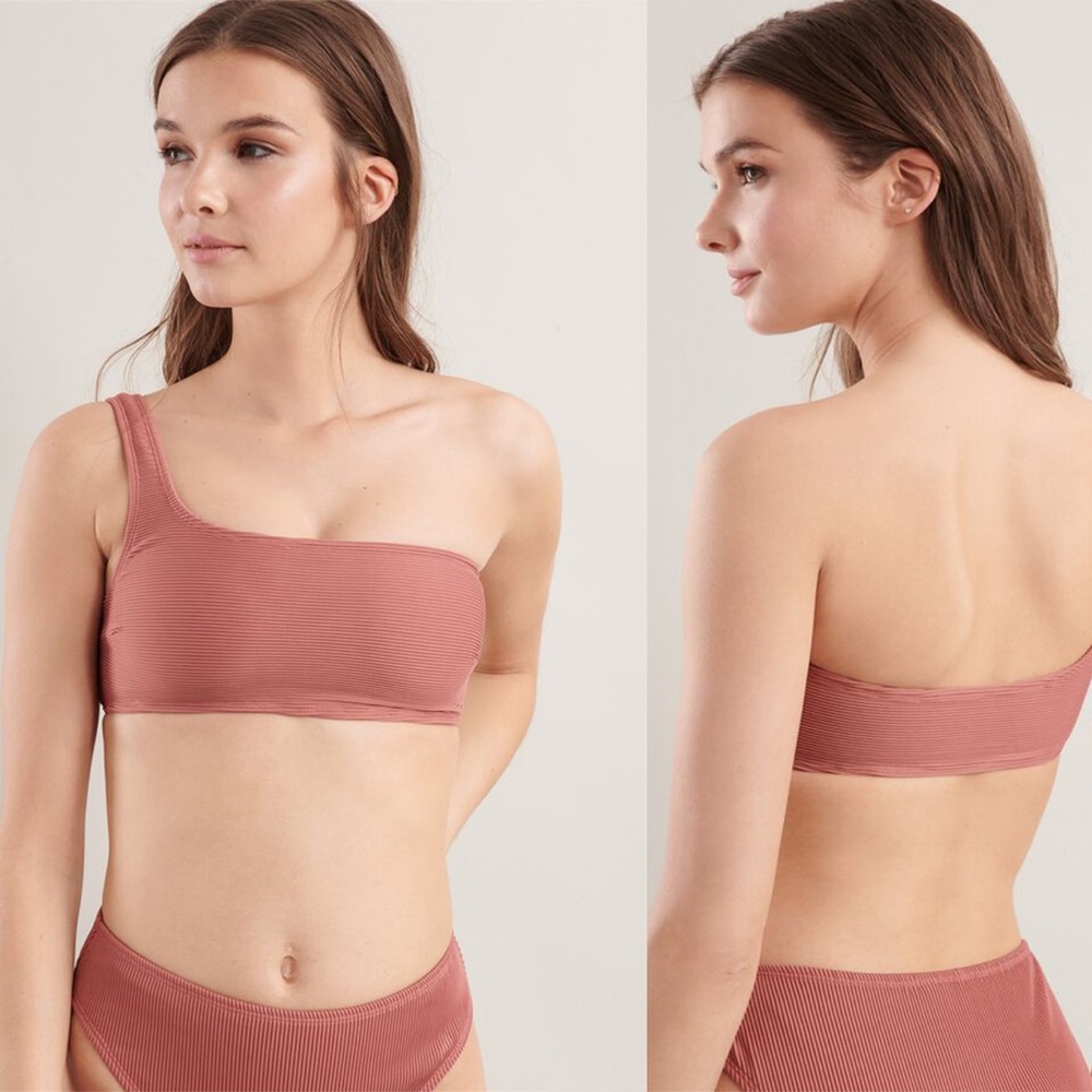 Garage Ribbed Asymmetrical Bikini